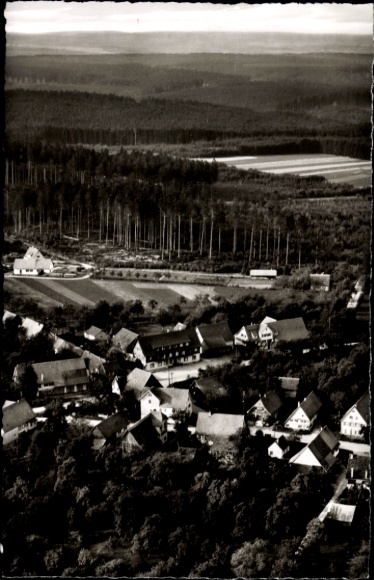 Postcard Pfalzgrafenweiler in the Black Forest Württemberg, landscape photo, Black Forest, houses, trees,
