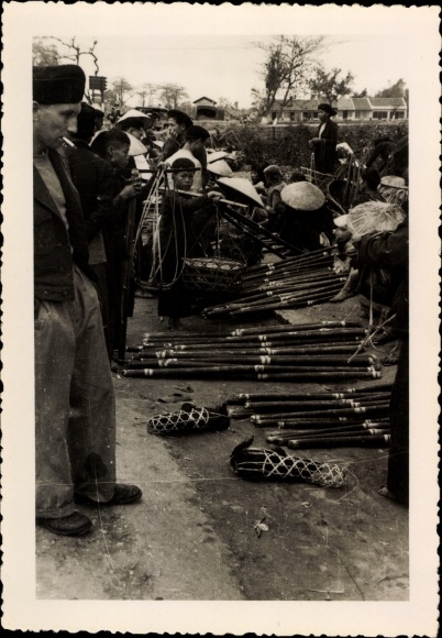 Photo Vietnam, market stalls, marketplace, Vietnamese, bamboo wood