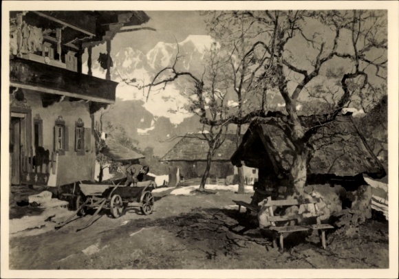 Artist Postcard Kempf Hartenkampf, G. Th., Around Easter, HDK 396