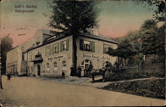 Ak Kuhschnappel Sankt Egidien in Sachsen, Lahls Inn, Ballhaus