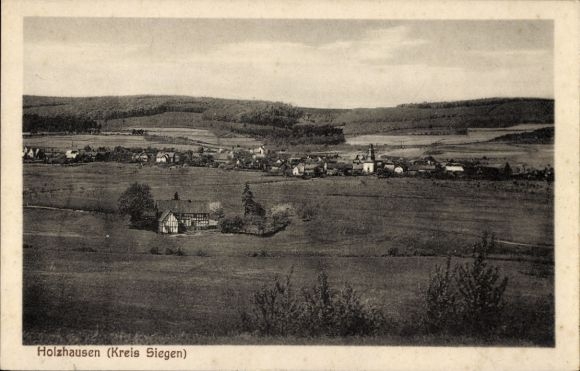 Postcard Holzhausen Burbach in Siegerland, general view