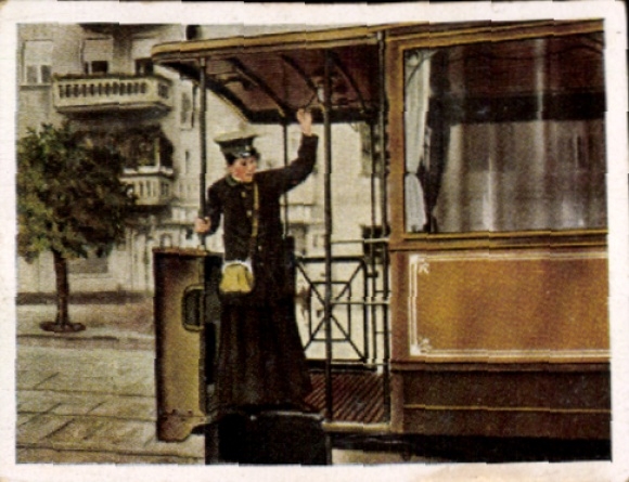 Collector's picture The World War 1914/18, At home, No. 228, tram conductor