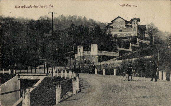 Postcard Dresden Cossebaude Niederwartha, Wilhelmsburg