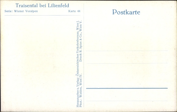 Postcard Lilienfeld in Lower Austria, Traisental, Winter, Vienna Prealps