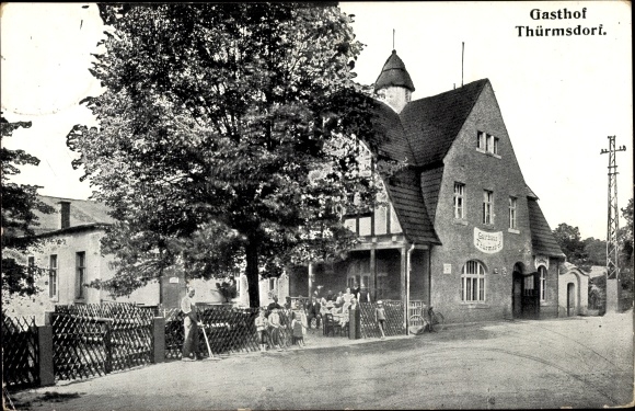 Ak Thürmsdorf Struppen Sachsen, herberg
