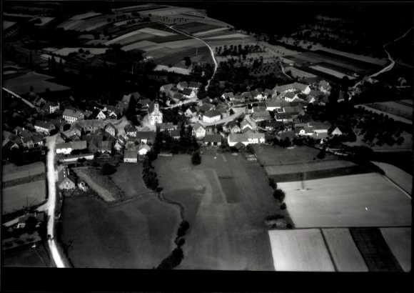 Photo Dampfach Wonfurt in Lower Franconia, aerial photograph