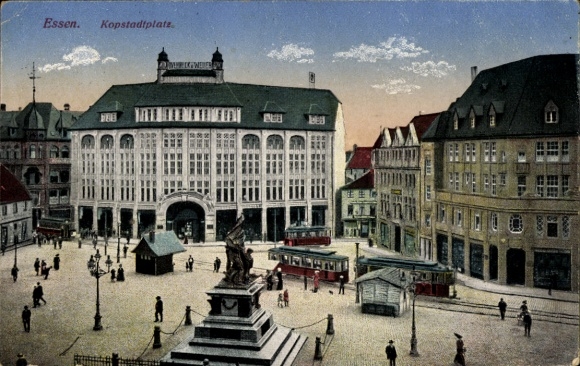 Ak Essen im Ruhrgebiet, Kopstadtplatz