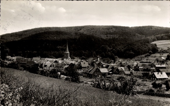 KP Waldkappel w Hesji, widok całkowity, wieża kościoła