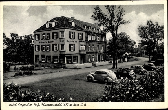 Ansichtkaart Flammersfed Westerwald, Hotel Bergischer Hof