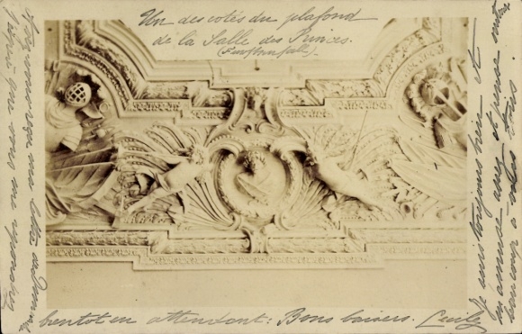 Photo Postcard Zangberg Upper Bavaria, Educational Institute St. Joseph of the Salesian Sisters, Fürstelsaal, Relief