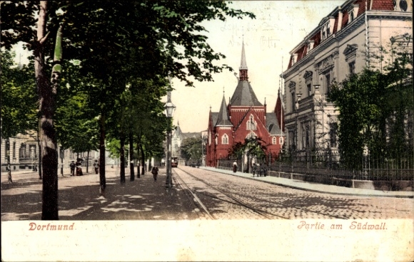 Ak Dortmund im Ruhrgebiet, Südwall