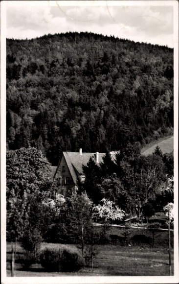 Postcard Fürth im Odenwald, Landhaus A. Schäfer, Pension Kröckelbacher Hof