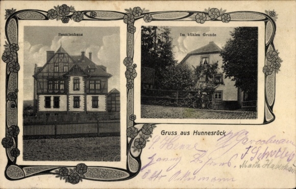 KP Hunnesrück Dassel w Dolnej Saksonii, budynek urzędniczy, W chłodnej ziemi