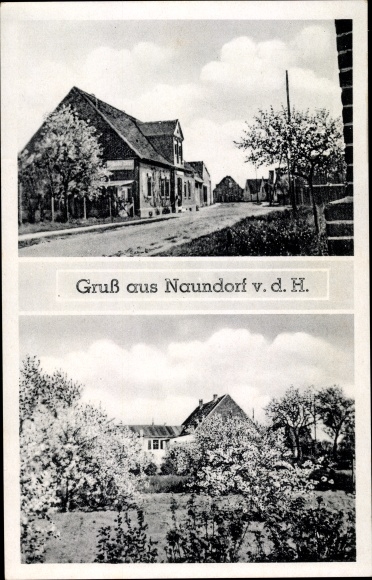 Ak Naundorf Südliches Anhalt Sachsen Anhalt, Gasthof Erholung