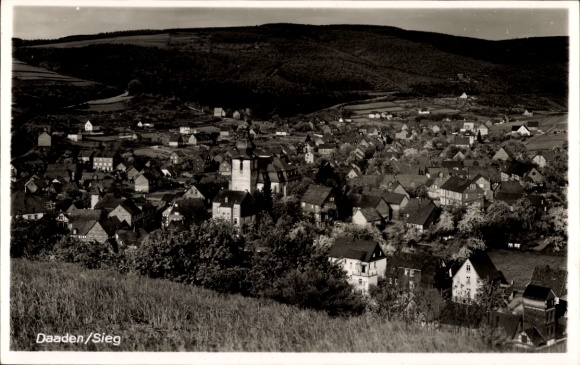 Photo Postcard Daaden in the Westerwald, overall view