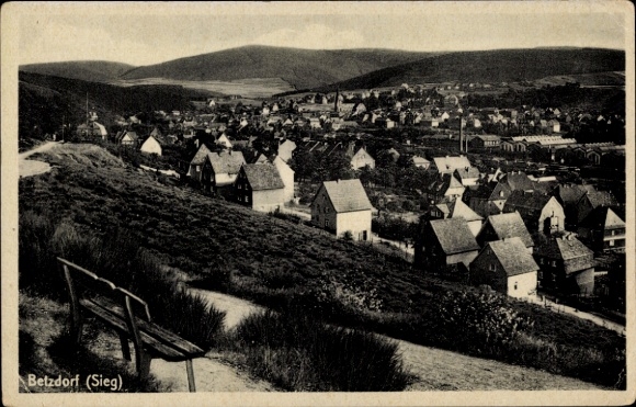 Postcard Betzdorf an der Sieg, general view