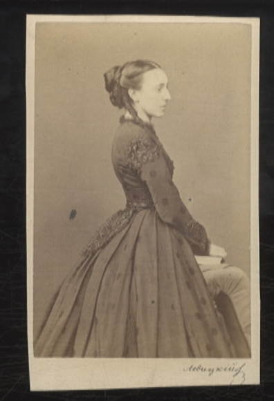 CdV Portrait Olga Fjodorowna Großfürstin v. Rußland, geb. Cäcilie Auguste Prinzessin von Baden