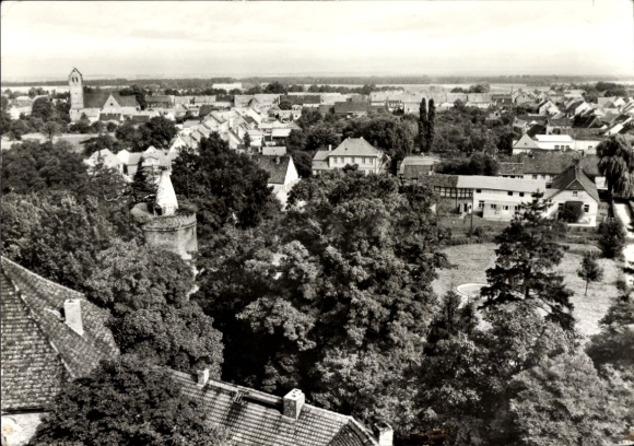 Postcard Ziesar in Brandenburg, general view, view from the keep