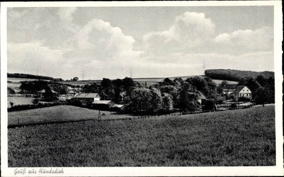PC Hundsdiek Sprockhövel in the Ruhr area, panorama