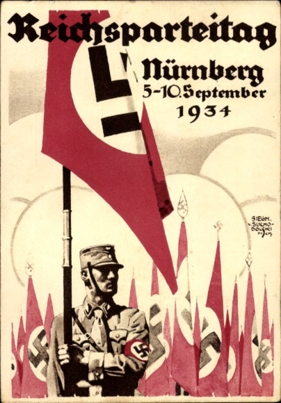 Künstler Ak von Suchodolski, Nürnberg, Reichsparteitag der NSDAP 1934