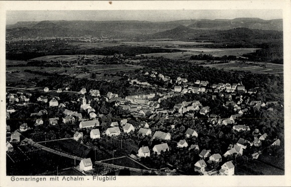 Ak Gomaringen Baden Württemberg, Fliegeraufnahme