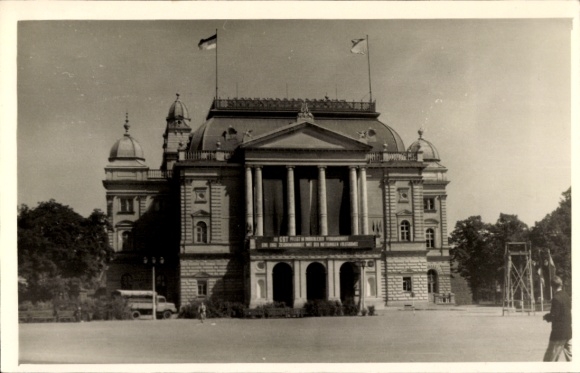 Foto Ak Schwerin in Mecklenburg, Theater