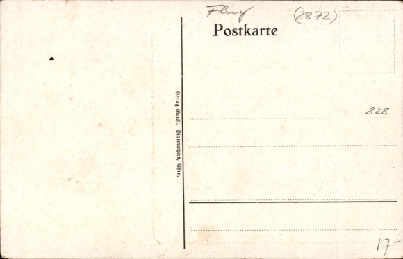 Postcard War Landmark, Youth Donation for War Orphans, Nailing