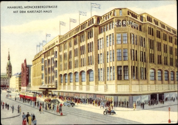 Artist PC Hamburg Mitte Altstadt, Mönckebergstrasse, Karstadt department store