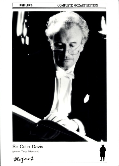 Foto Sir Colin Davis, Dirigent