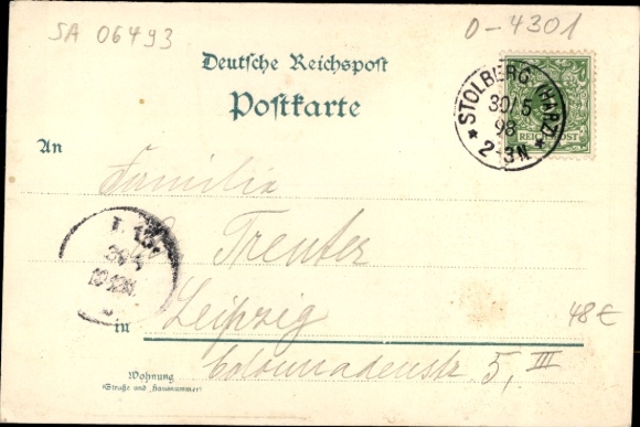 Chromo-Litho Alexisbad Harzgerode am Harz, local area, spa hotel