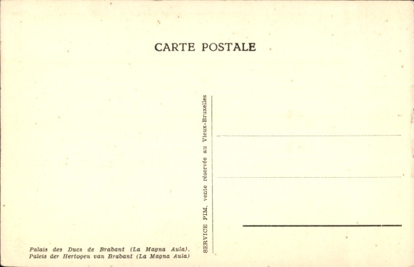 KP Bruksela, Wystawa Światowa 1935, Pałac Książąt Brabancji, Stara Bruksela