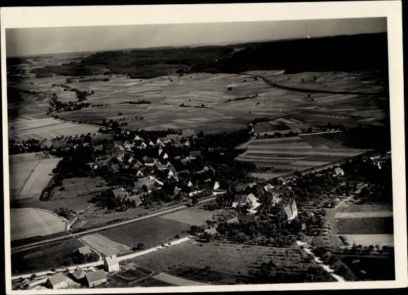 Photo Satteldorf in Württemberg, aerial photograph