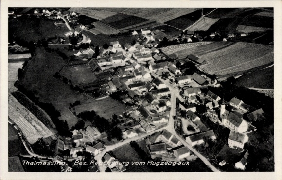 Ak Neueglofsheim Thalmassing in der Oberpfalz, Fliegeraufnahme
