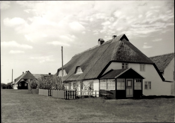 PC Neuendorf on the island of Hiddensee, reed roof house