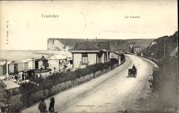 Postcard Veulettes sur Mer Seine Maritime, Casino