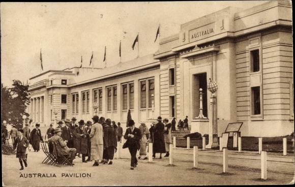 KP London City, Wystawa Imperium Brytyjskiego 1924, Pawilon Australii, gość