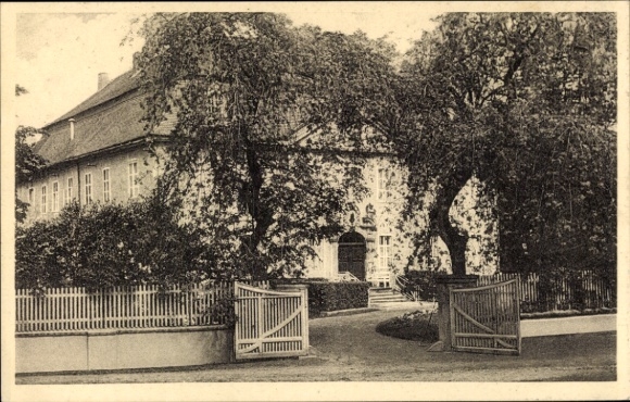 Ak Radibor in Sachsen, historisches Gebäude