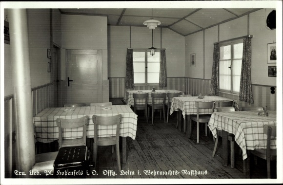 PC Hohenfels in the Upper Palatinate of Bavaria, military training area, Wehrmacht rest house