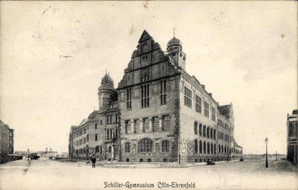 Ak Ehrenfeld Köln am Rhein, Schiller-Gymnasium