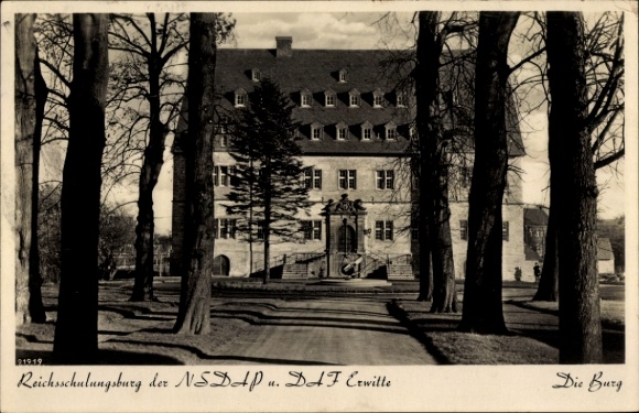 Postcard Erwitte in Westphalia, Reich training castle of the NSDAP