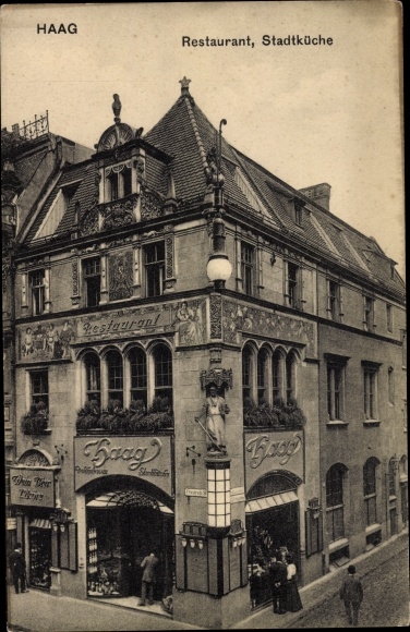 Postcard Haag in Upper Bavaria, restaurant, city kitchen