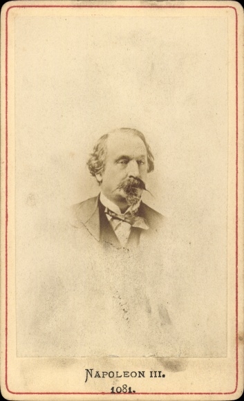 CDV Napoleon III, portrait