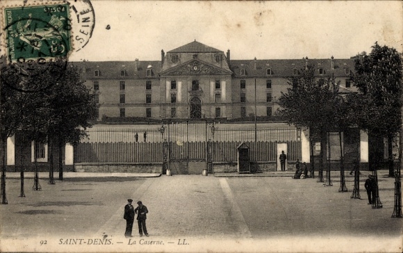 CPA Île Saint Denis Seine Saint Denis, La Caserne