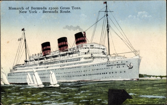 Ak-stoomboot Monarch of Bermuda, Furness, Withy & Co.