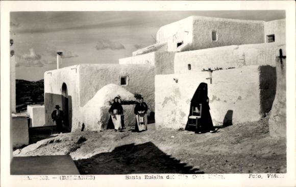 Foto CPA Ibiza Îles Baléares, Santa Eulalia del Rio