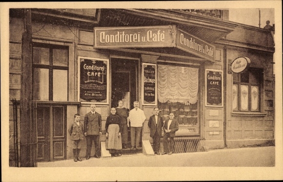 Ak Berlin Treptow Niederschöneweide, Konditorei Otto Gerzembeck, Berlinerstr. 22