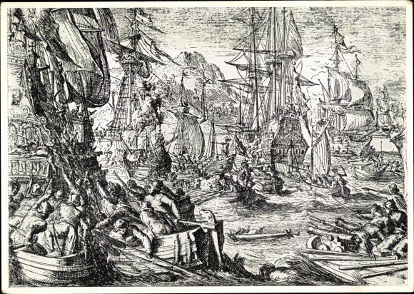 Collection picture robber state England, The Spanish silver fleet is plundered by English pirates