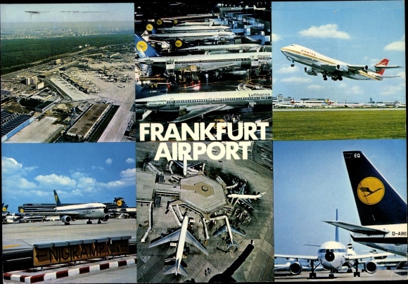 PC Frankfurt am Main, Rhein Main Airport, passenger aircraft, Lufthansa