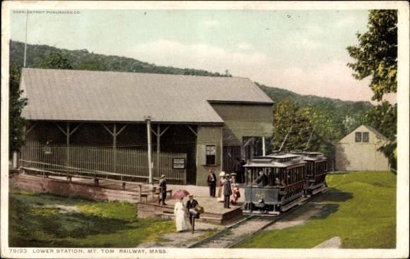 Ak Holyoke Massachusetts VS, Mount Tom Railway, onderstation