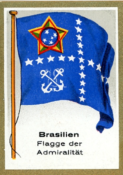 Collection picture flag pictures flags of the non-European. Countries No. 345 Brazil, flag of the Admiralty